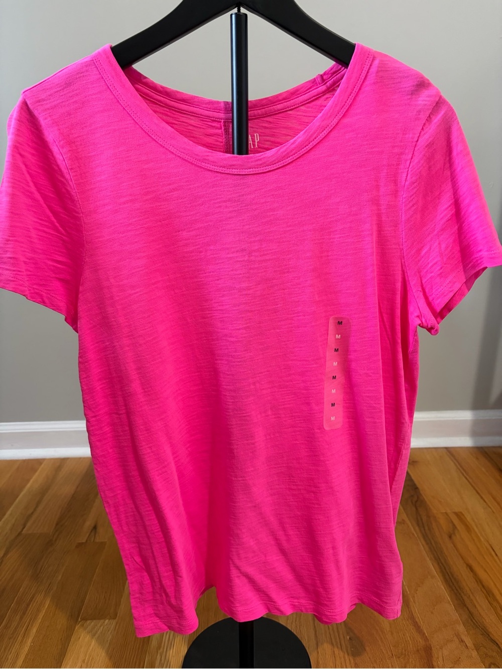 GAP Hot Pink Crewneck Short Sleeve Tee